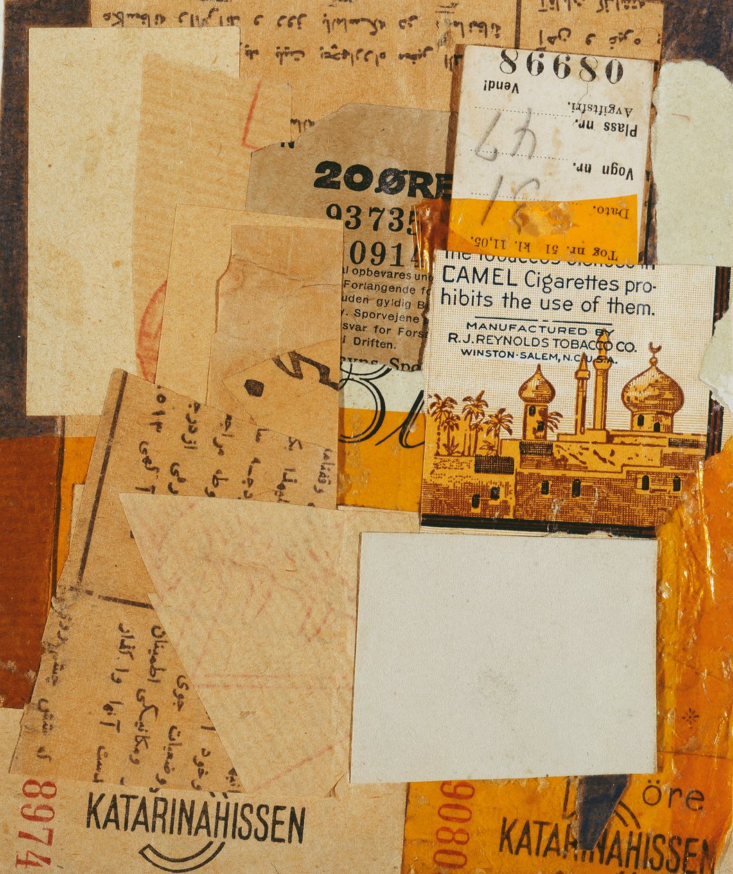 Katarinahissen door Kurt Schwitters