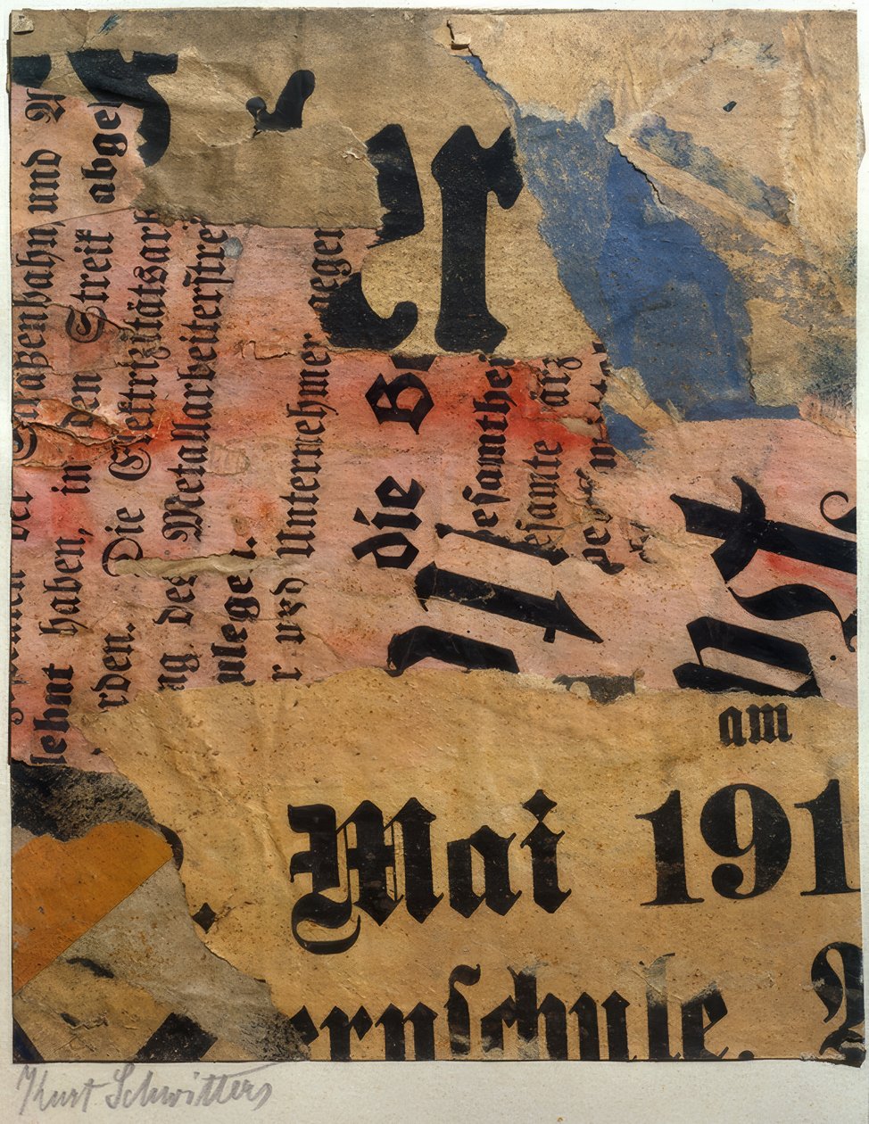 Mei 191 door Kurt Schwitters