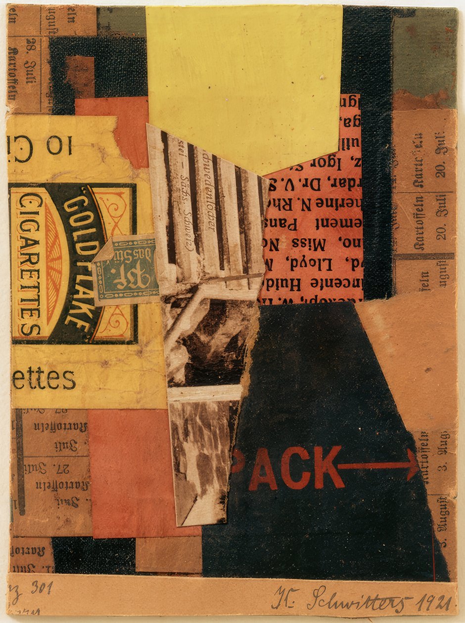 Merz 301 - Aardappelen door Kurt Schwitters