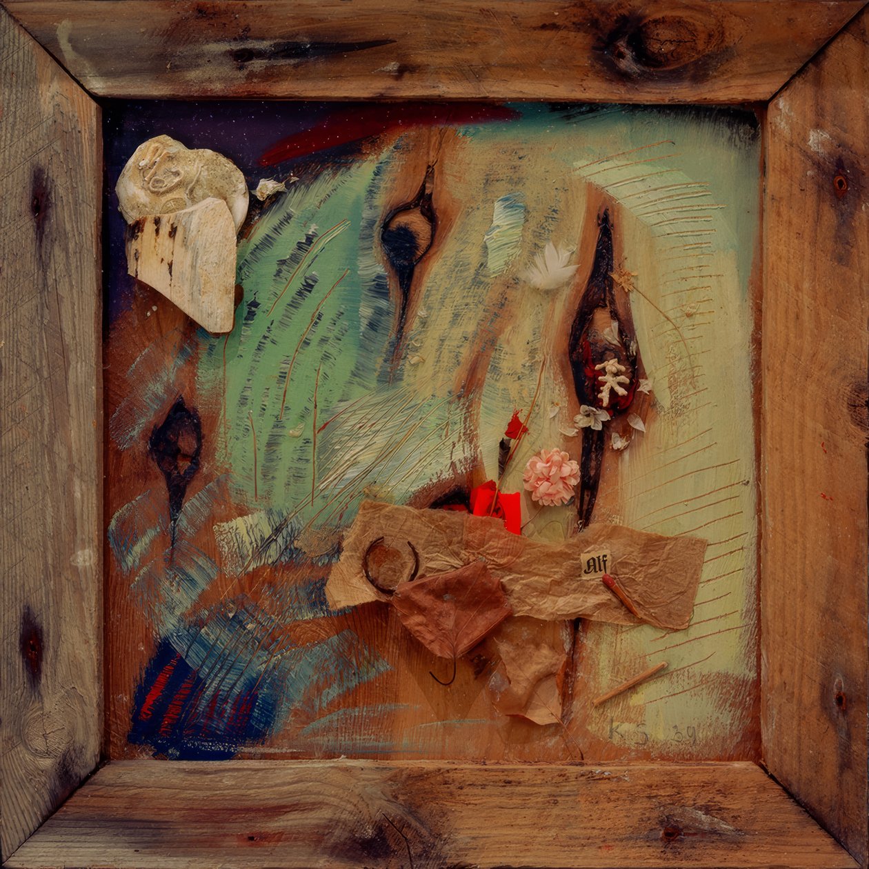 Merzbeeld met Alf door Kurt Schwitters