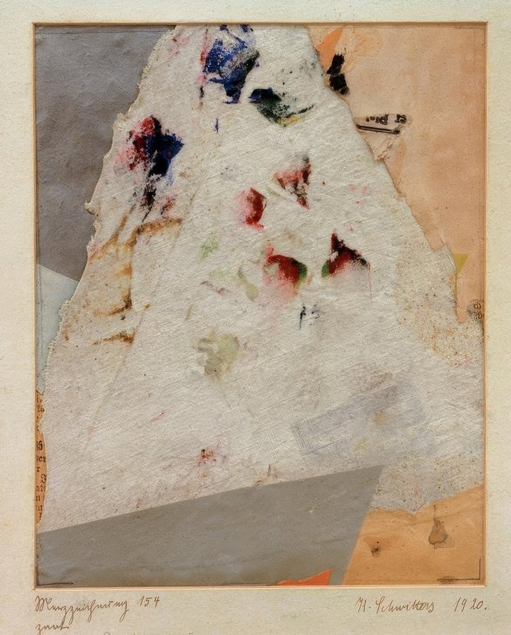 Merz-tekening 154 zacht door Kurt Schwitters