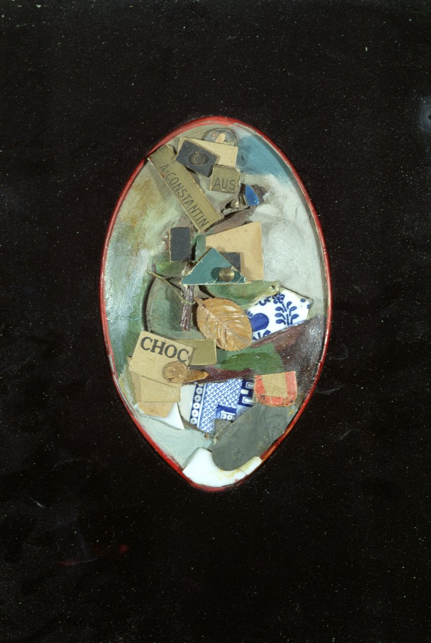 Spiegel door Kurt Schwitters