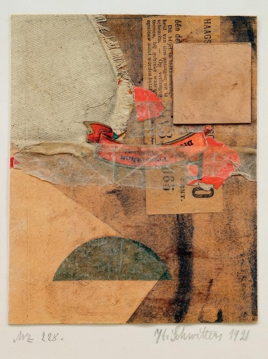 Mz 228 door Kurt Schwitters