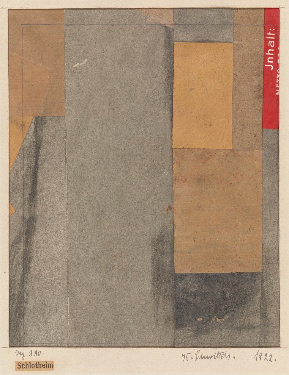 Mz 380. Schlotheim door Kurt Schwitters