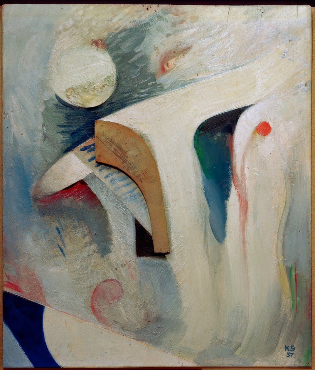 Zonder Titel (Fjord) door Kurt Schwitters