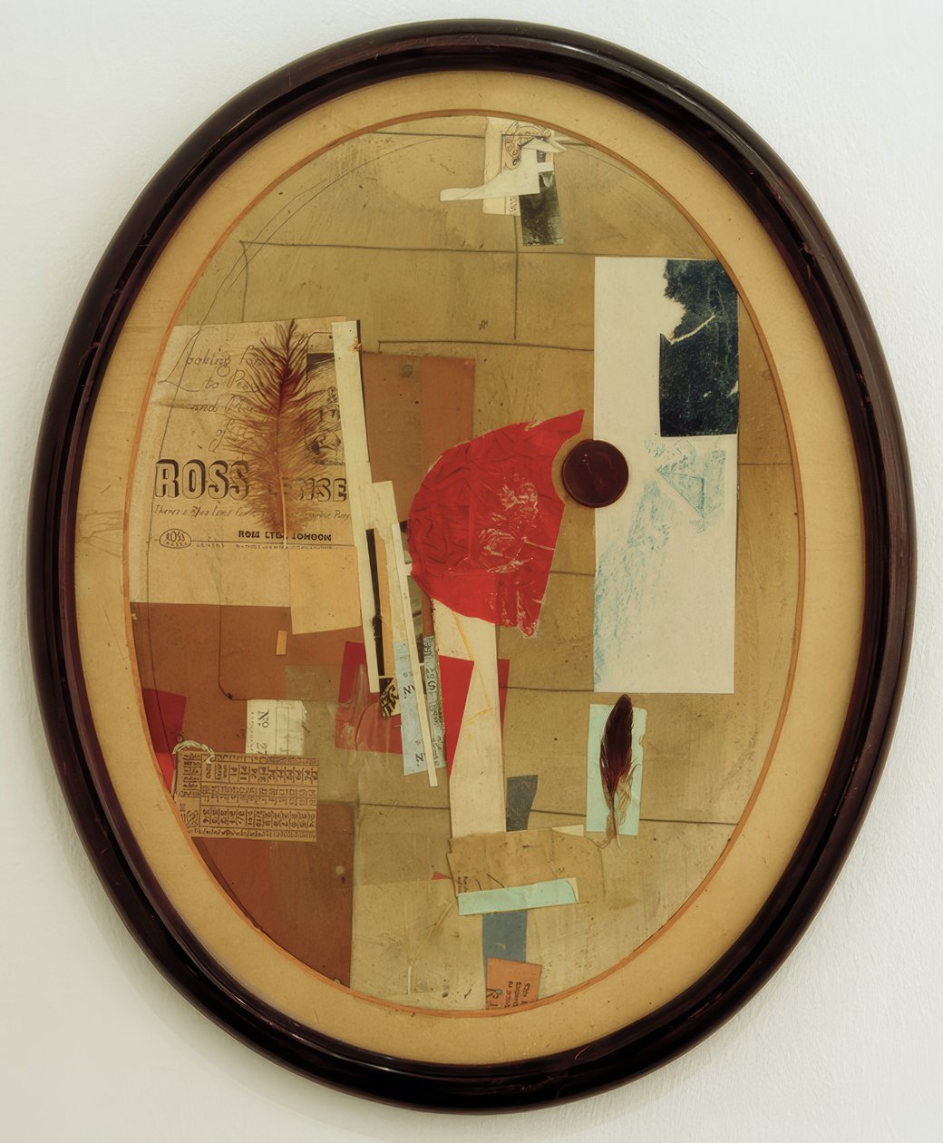 Zonder Titel (ROSS, met Penny) door Kurt Schwitters