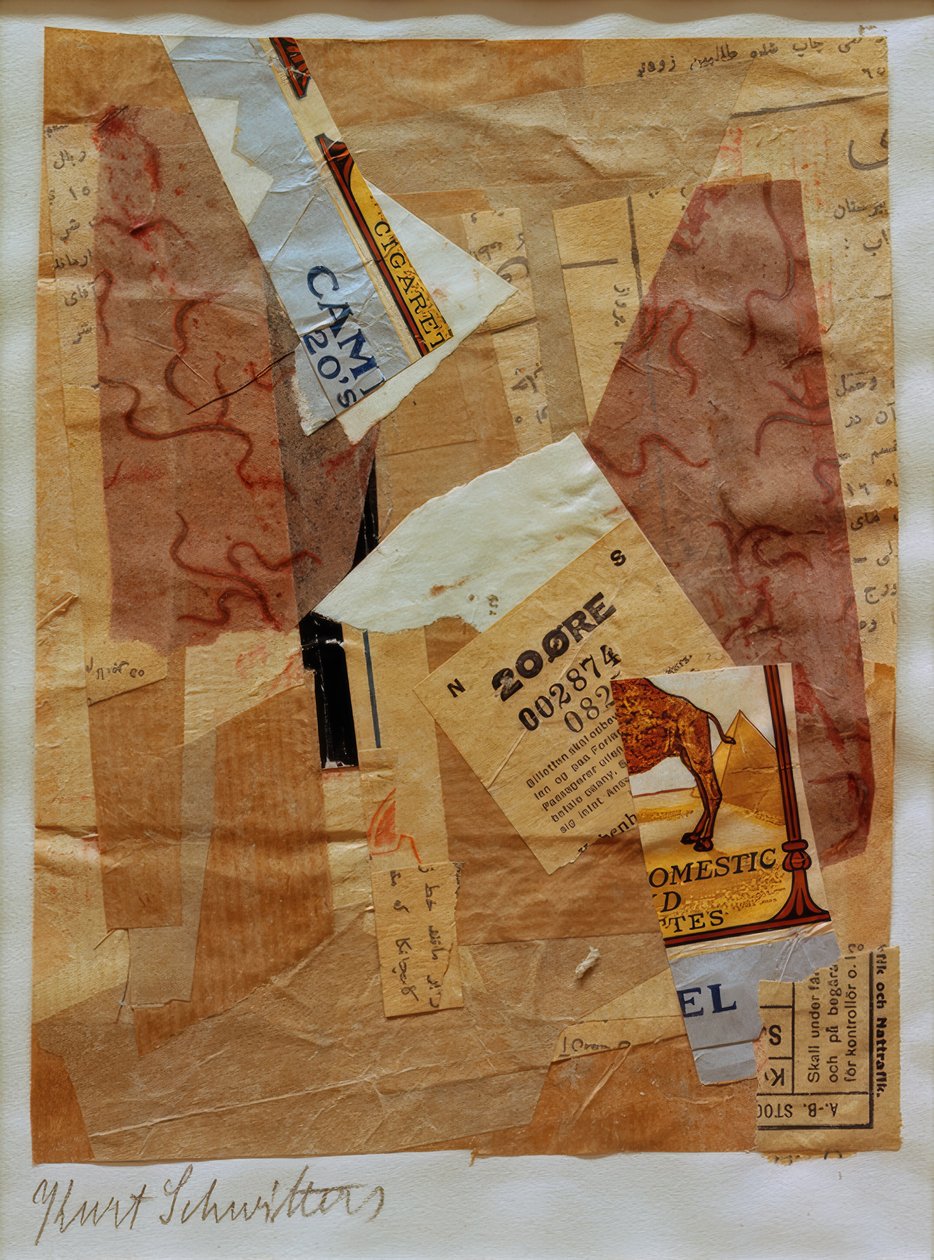 Zonder titel door Kurt Schwitters