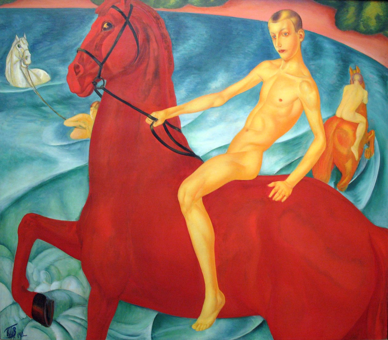 Onbekend beeld door Kuzma Petrov Vodkin