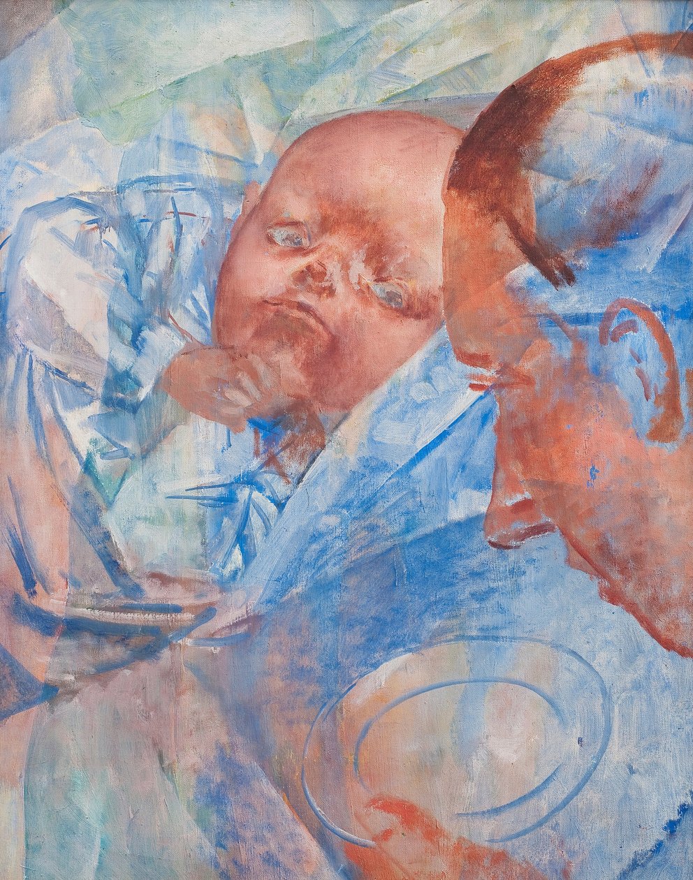 Moeder en kind, 1922 door Kuzma Sergeevich Petrov Vodkin