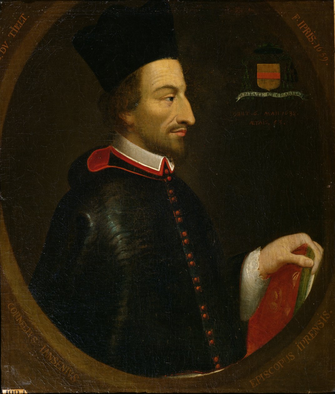 Cornelius Jansen (1585-1638) Bisschop van Ieper door L. Duthielt
