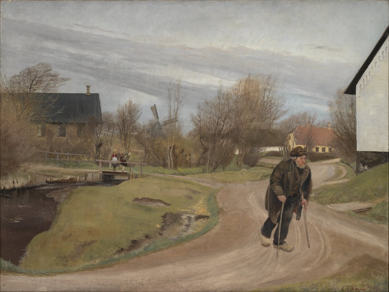 Lente in Hals, Jutland door Laurits Andersen Ring