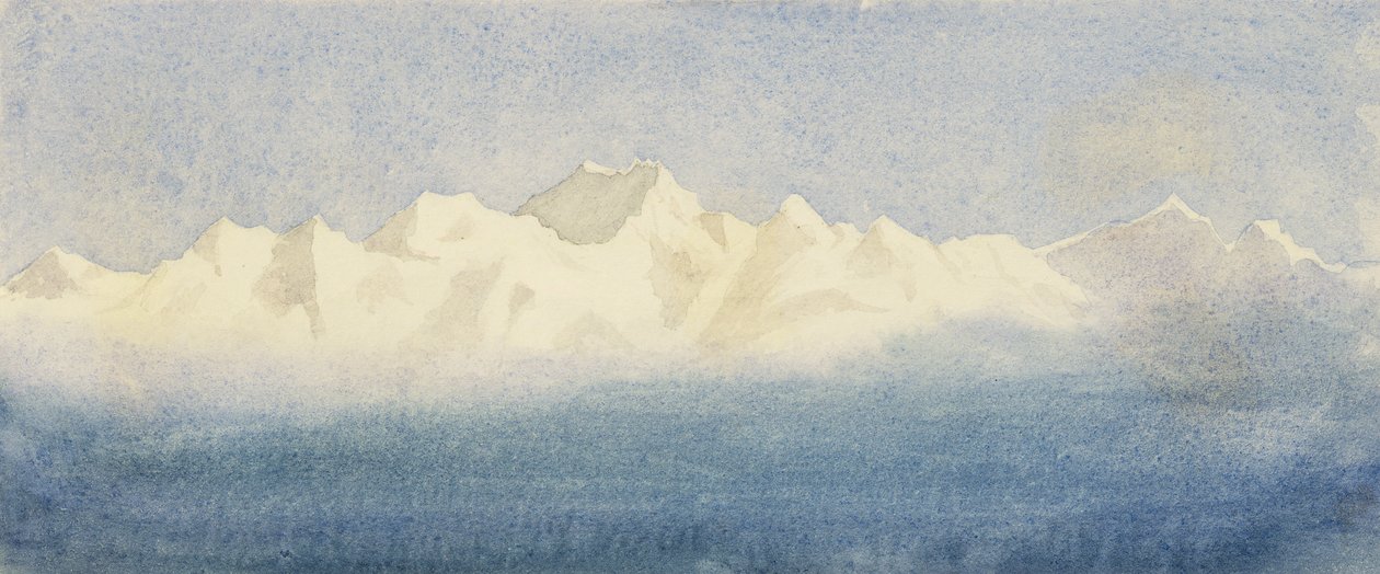 Alpenlandschap door Lady Emma Crichton