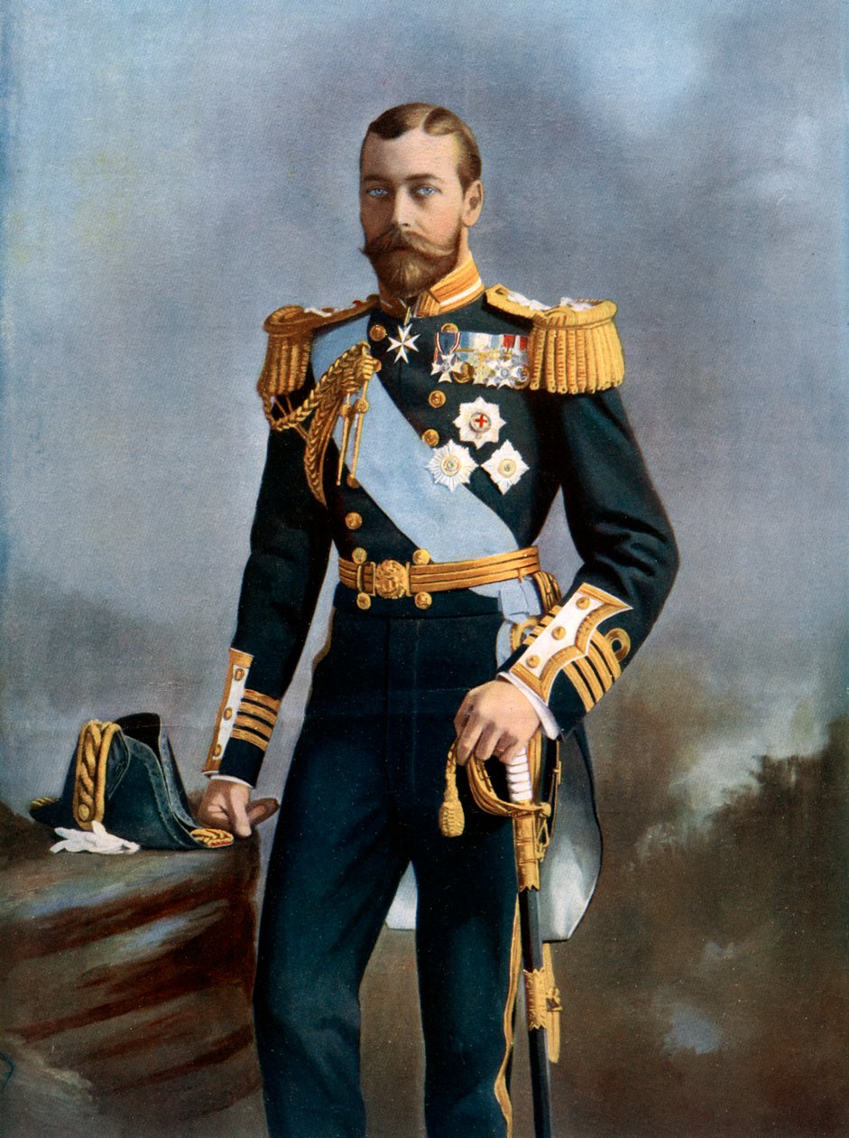 Koning George V, begin 20e eeuw door Lafayette