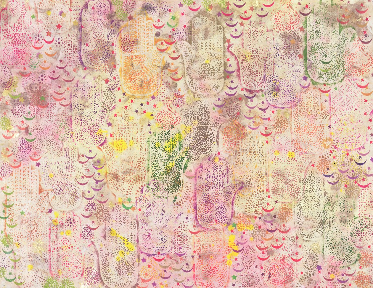 Handen van Fatima, 1999 door Laila Shawa