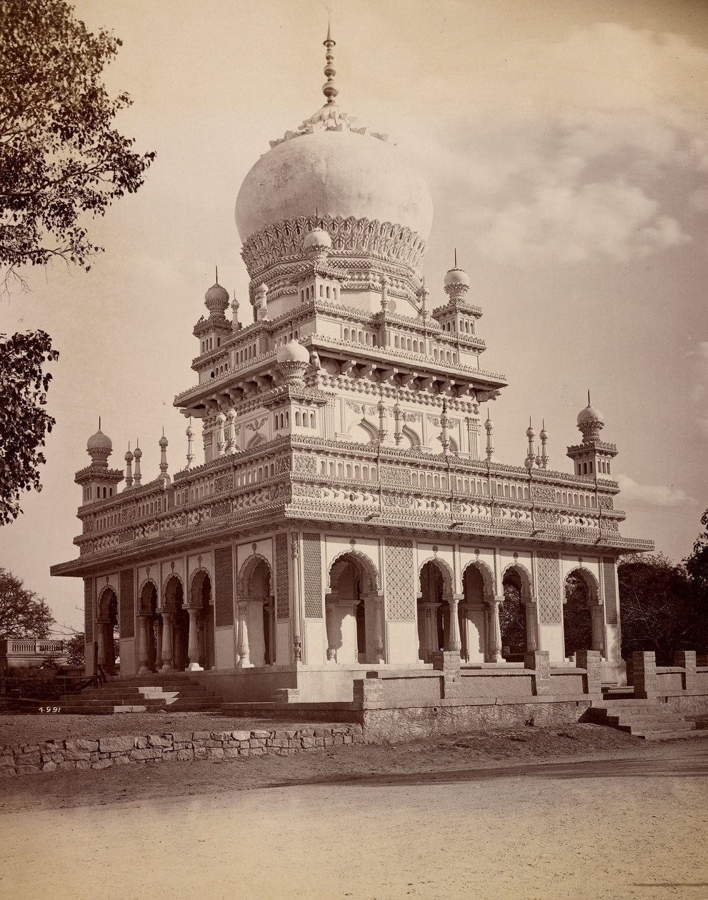 Graf in Secunderabad door Lala Deen Dayal
