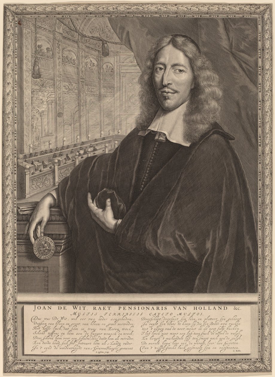 Jan de Witt door Lambert Visscher