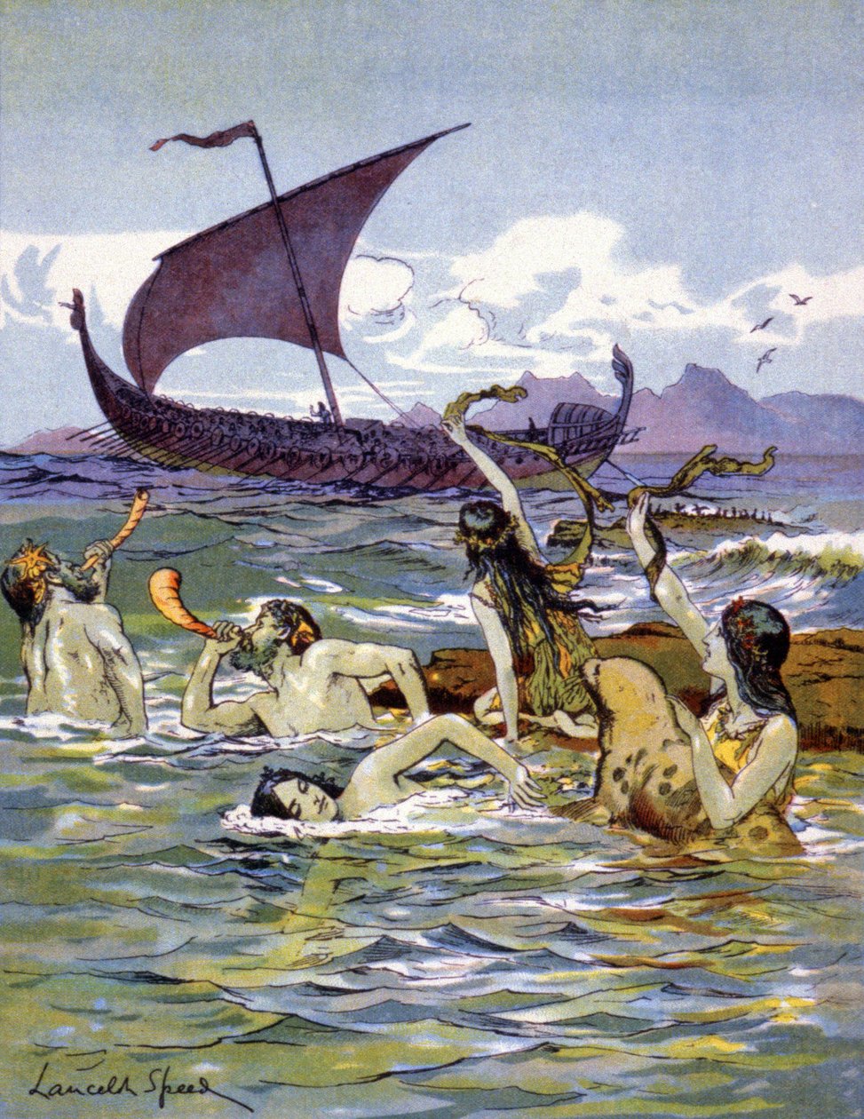 Jason en het Gulden Vlies, ca. 1900 (illustratie) door Lancelot Speed