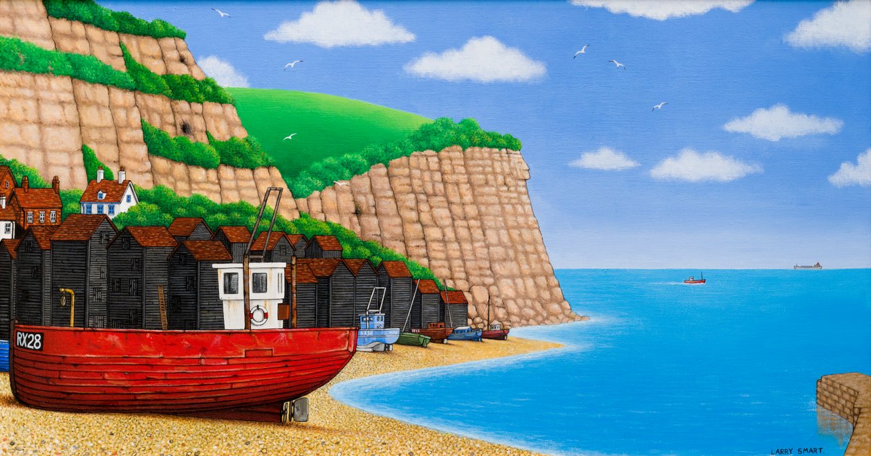 Hastings Strand door Larry Smart