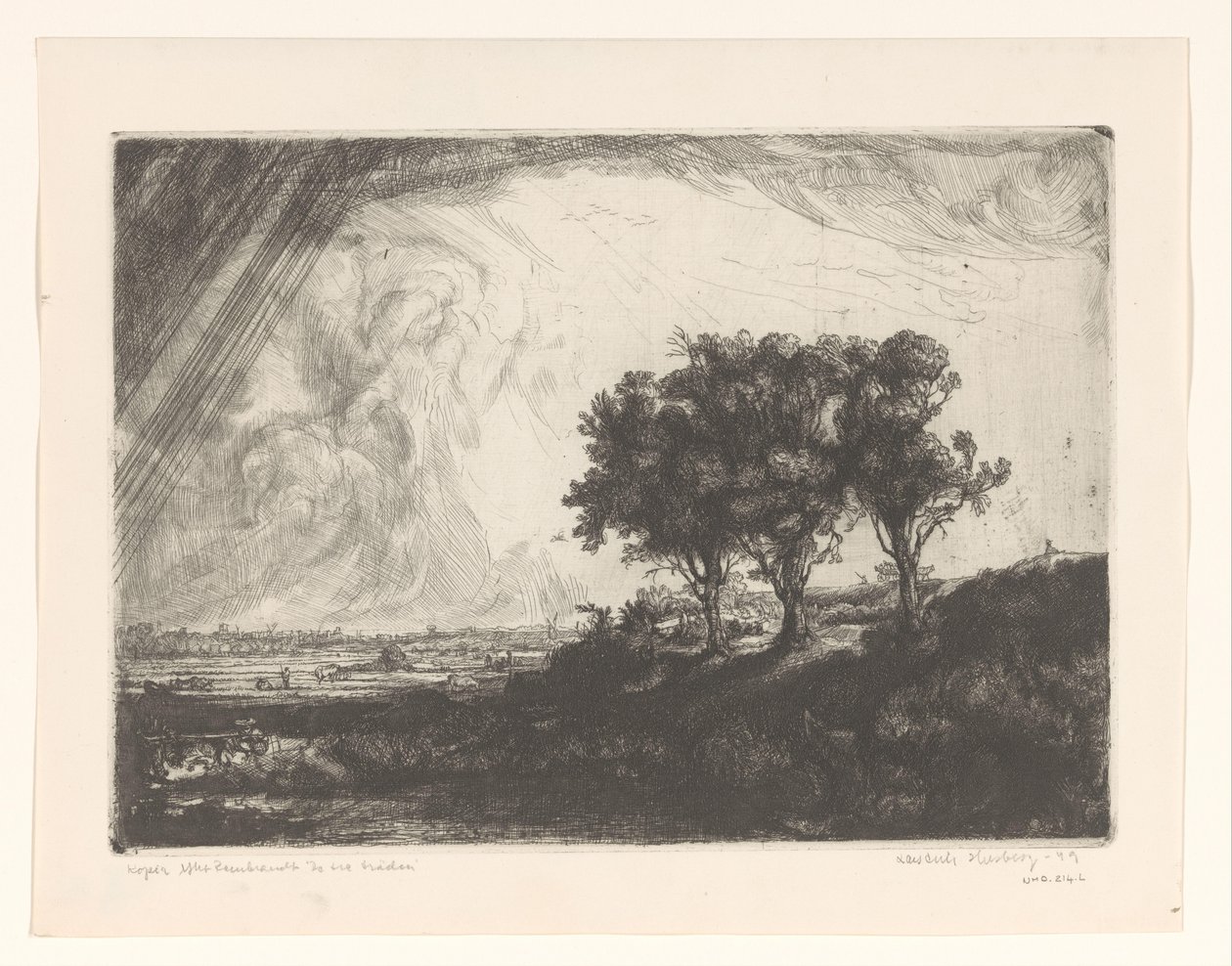 De drie bomen door Lars Erik Husberg