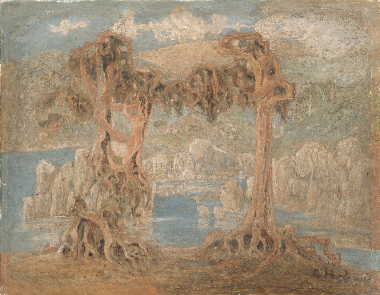 Landschap door Lars Hertervig