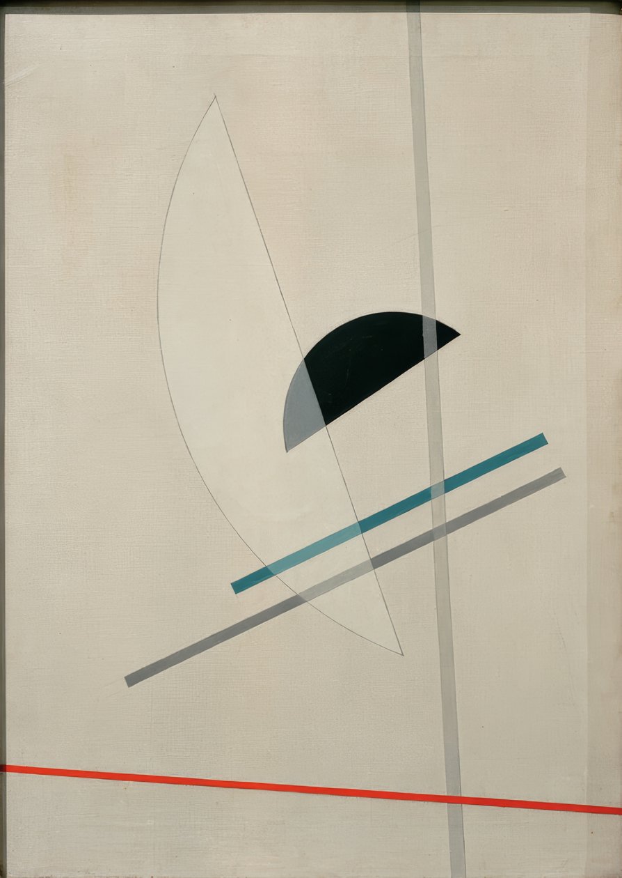 Compositie door Laszlo Moholy Nagy