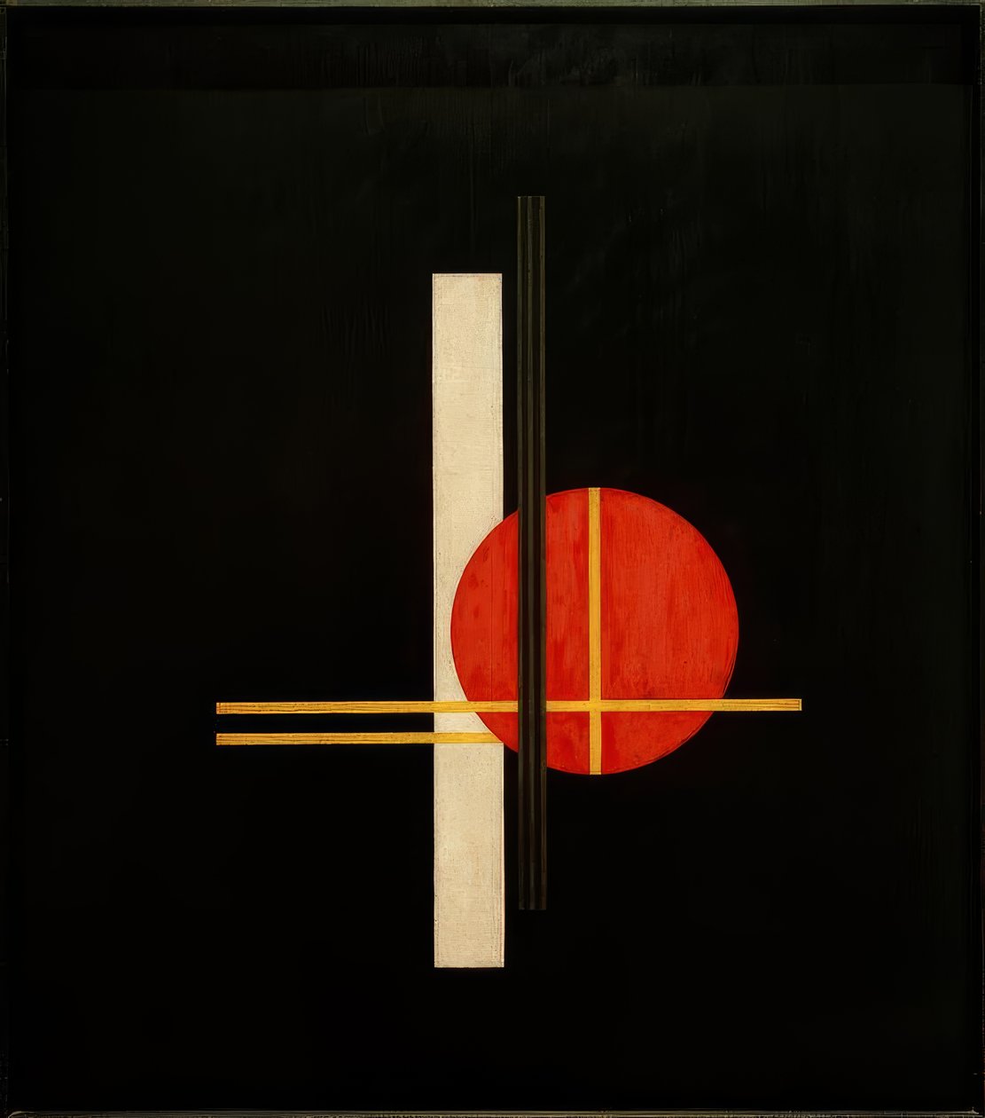 Compositie Q XX door Laszlo Moholy Nagy