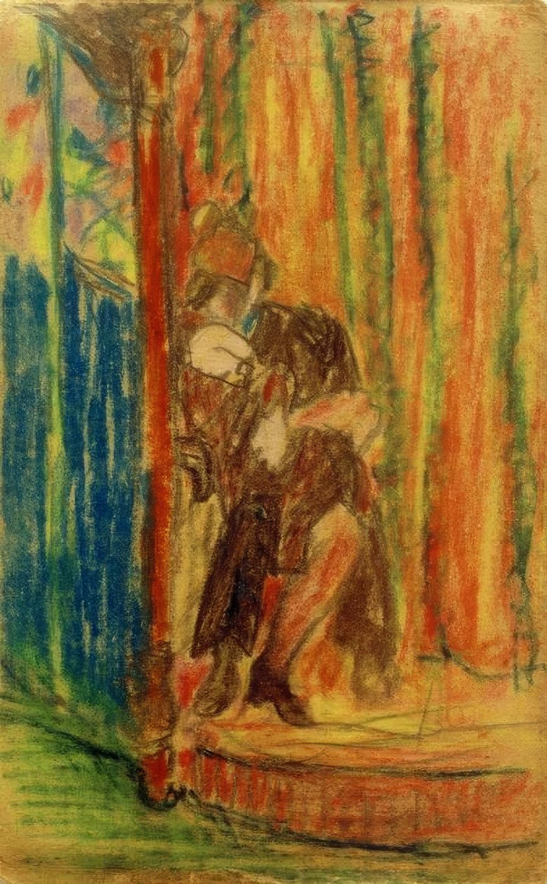 Zonder titel (In het variété / bordeel) door Laszlo Moholy Nagy