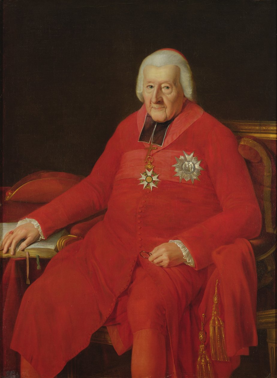 Kardinaal Jean-Baptiste de Belloy-Morangle (1709-1808) door Laurent Dabos