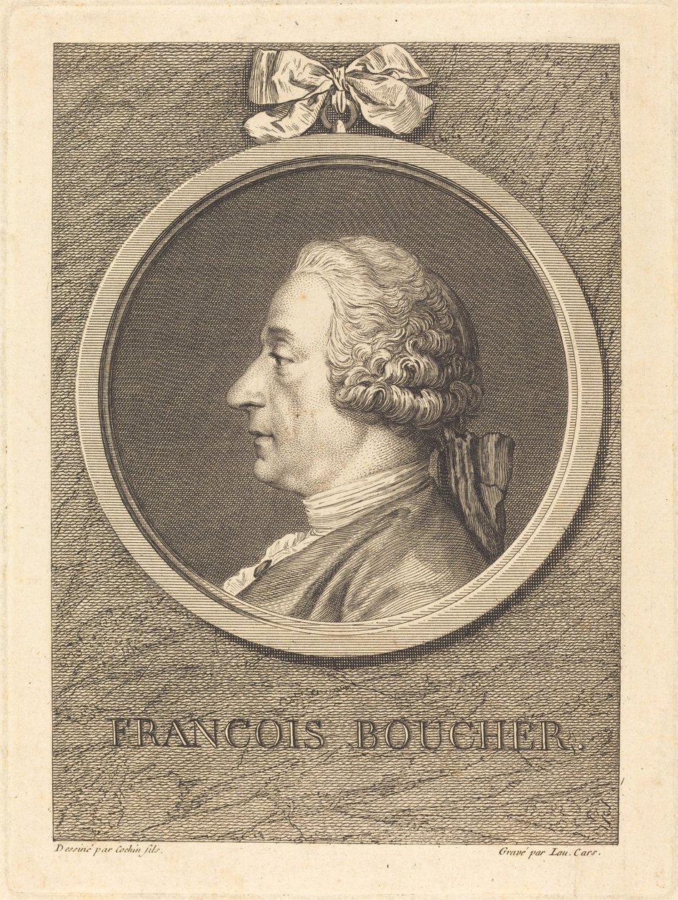 Francois Boucher door Laurent Cars after Charles Nicolas Cochin I