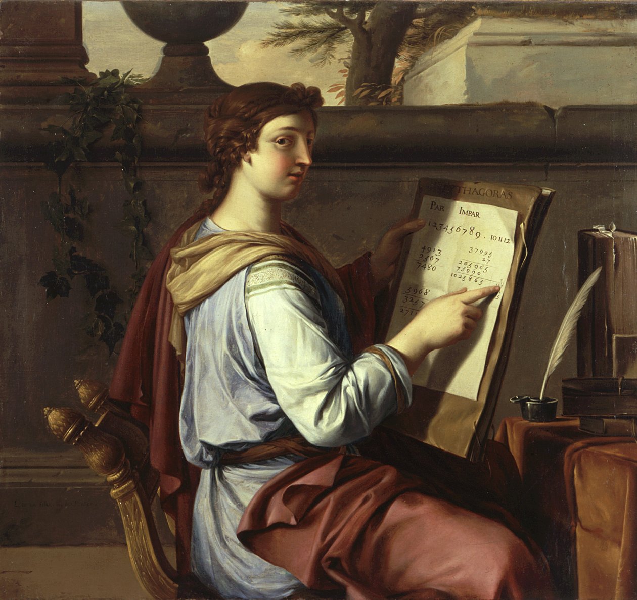 Rekenen, 1650 door Laurent de la Hyre