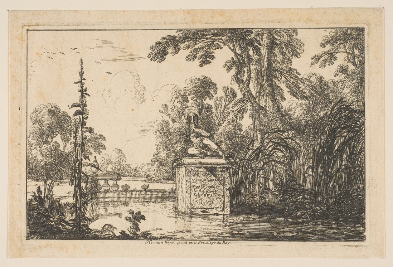 De vijver, 1640 door Laurent de la Hyre