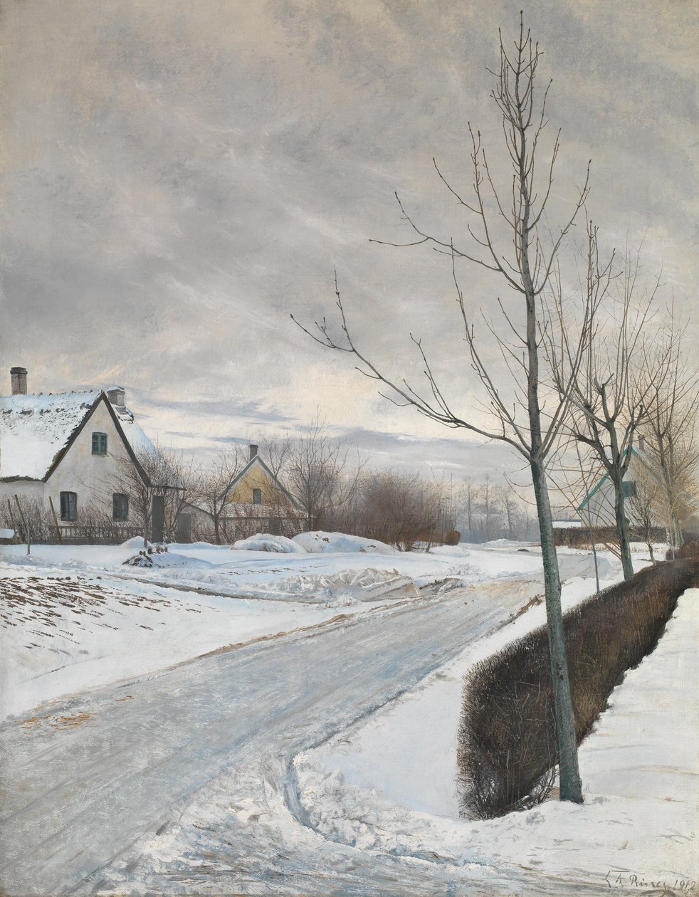 Winterdag door Laurits Andersen Ring