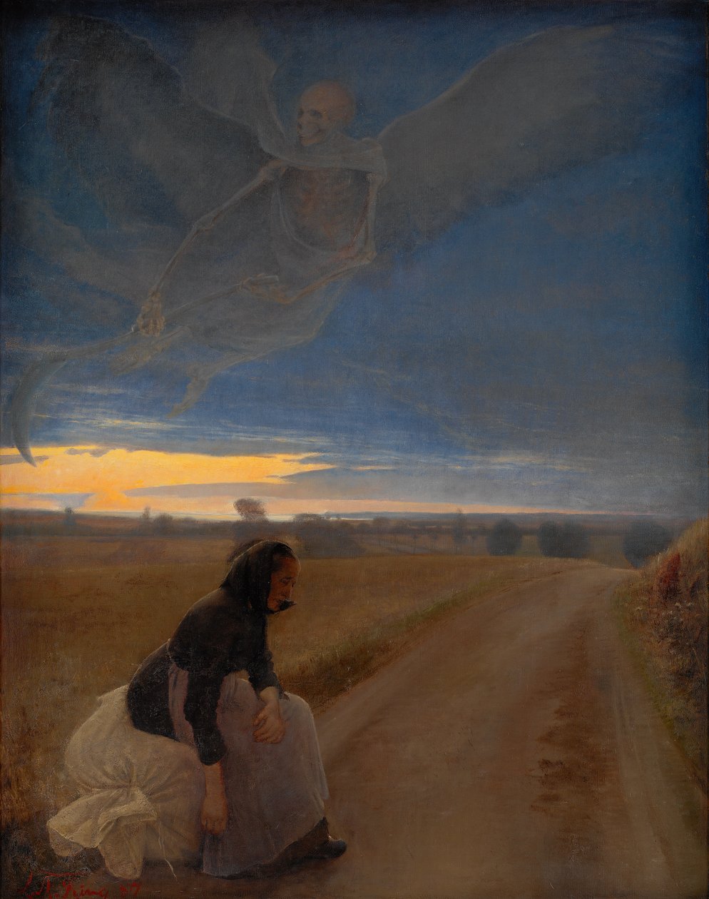 Avond, 1887 door Laurits Andersen Ring
