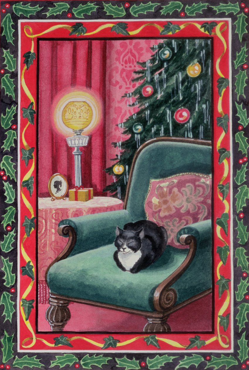 Katten kerst door Lavinia Hamer