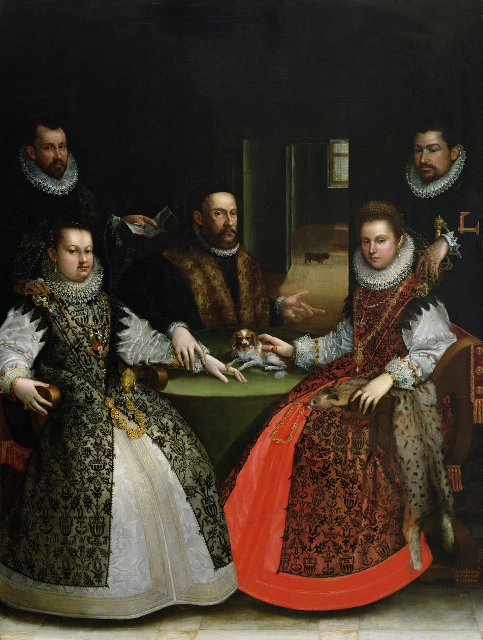 De Familie Gozzadini door Lavinia Fontana