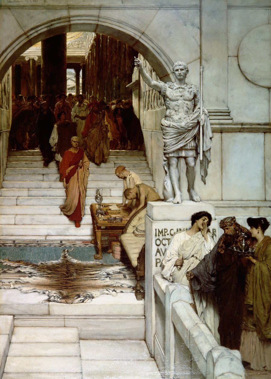 Een Publiek bij Agrippa door Lawrence Alma Tadema