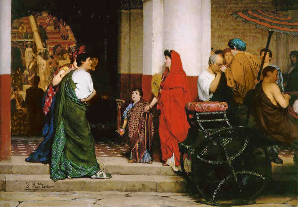 Ingang van een Romeins Theater door Lawrence Alma Tadema