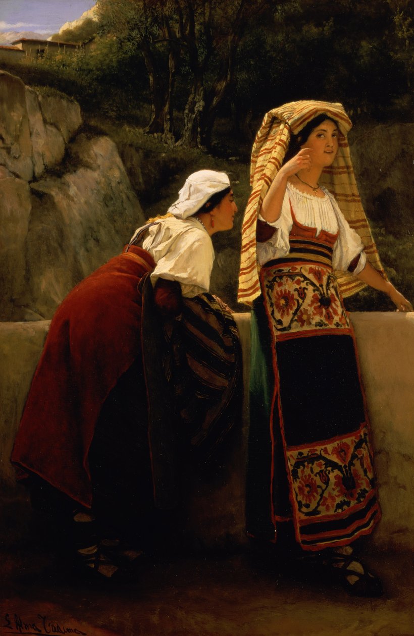 Italiaanse vrouwen uit Abruzzo door Lawrence Alma Tadema
