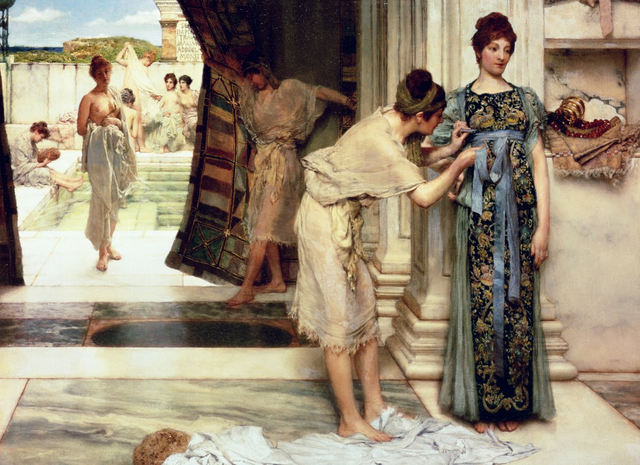 Het Frigidarium, 1890 door Lawrence Alma Tadema
