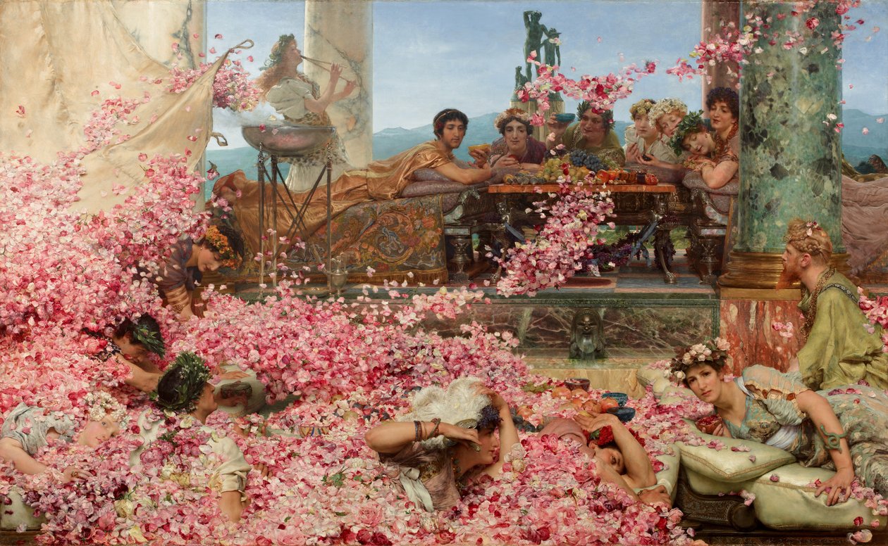 De rozen van Heliogabalus door Lawrence Alma Tadema