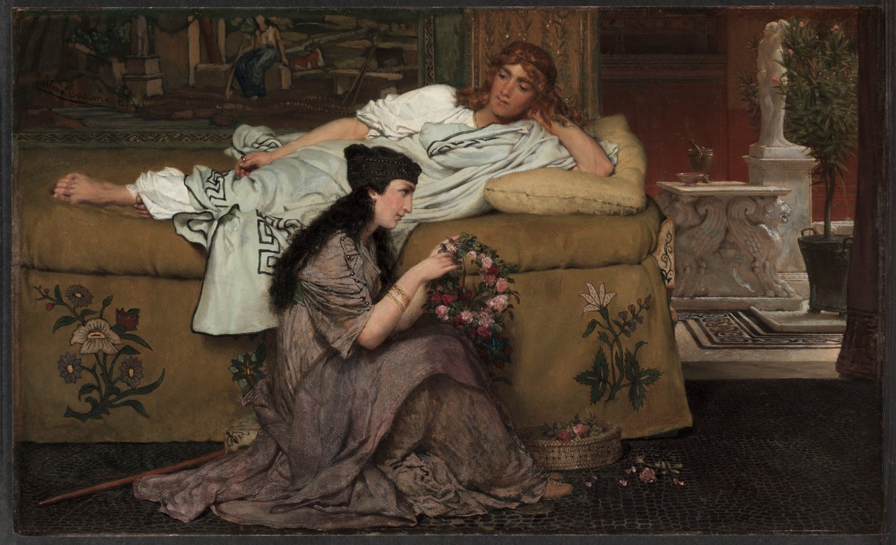 Glaucus en Nydia door Lawrence Alma Tadema