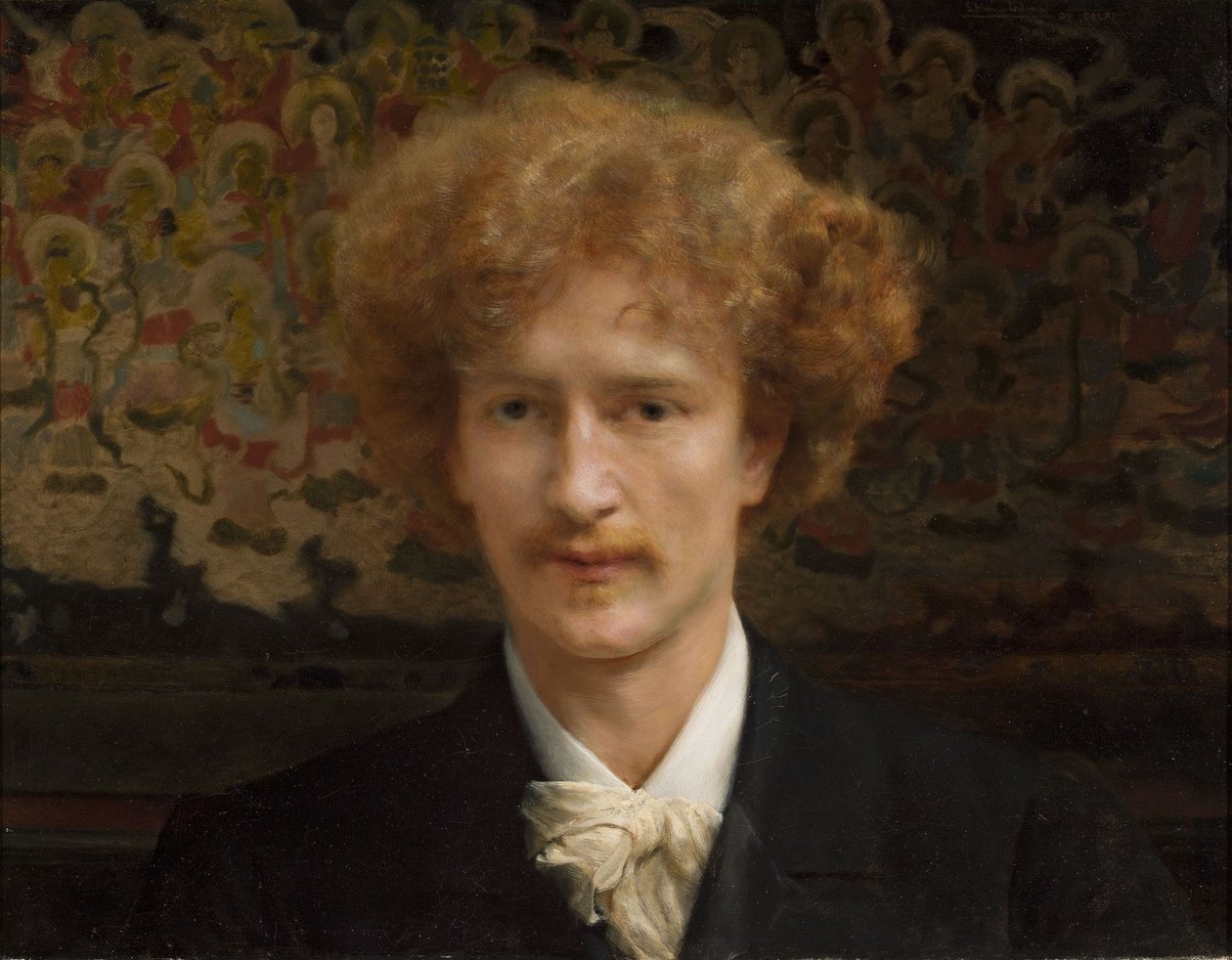 Portret van Ignacy Jan Paderewski door Lawrence Alma Tadema