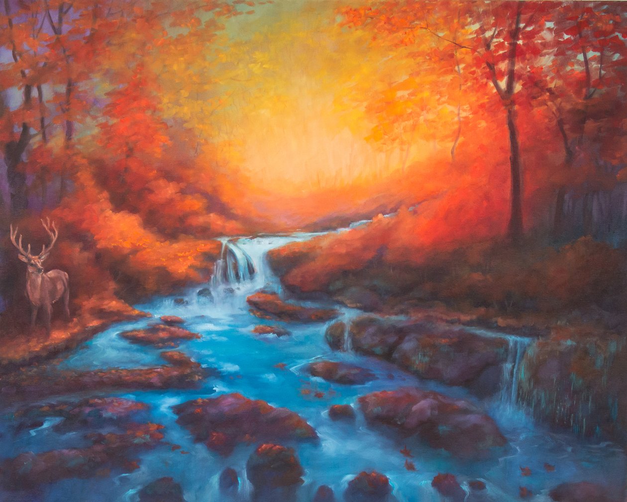 Waterval door Lee Campbell