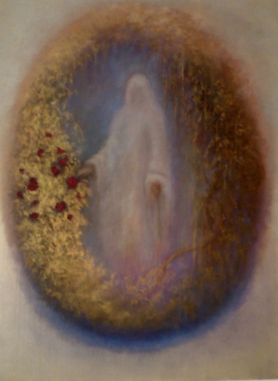 Benedictie, 2024 (olieverf op doek) door Lee Campbell