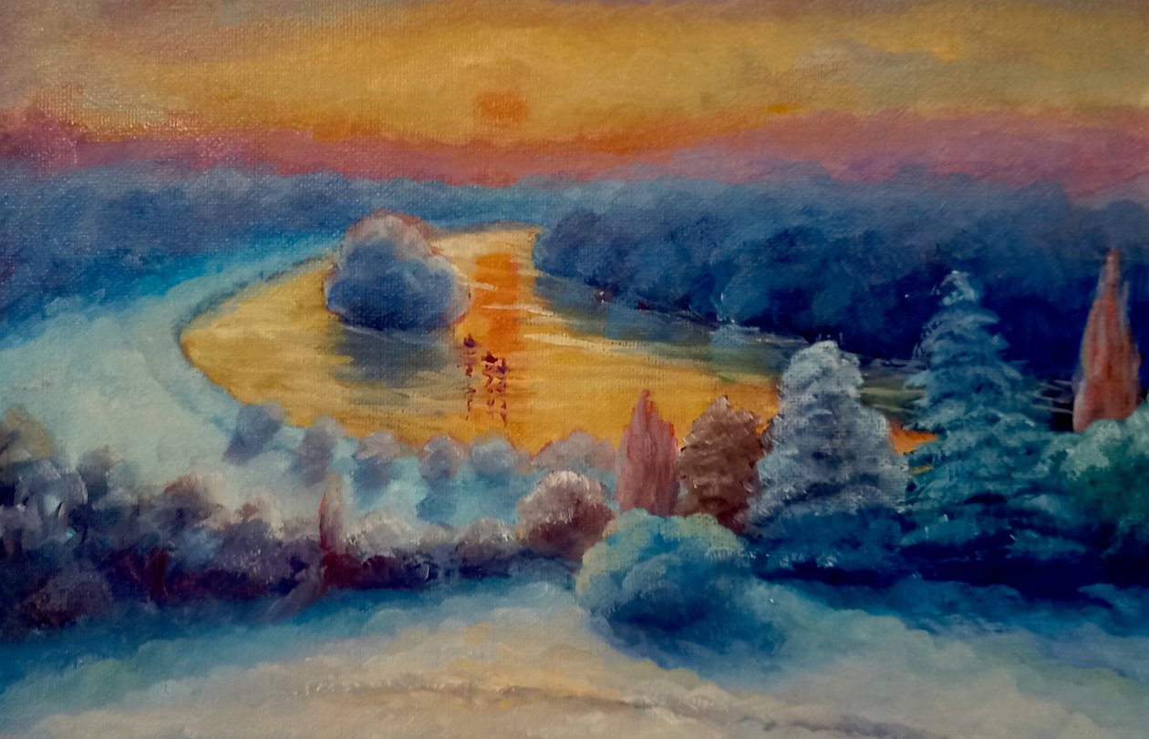 Kerstmis, Het Uitzicht vanaf Richmond Hill door Lee Campbell