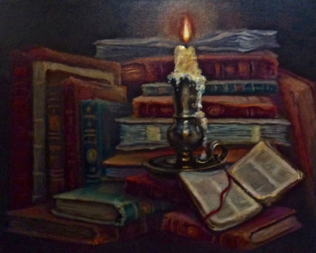 Lambent Seeker, 2024 (olieverf op doek) door Lee Campbell