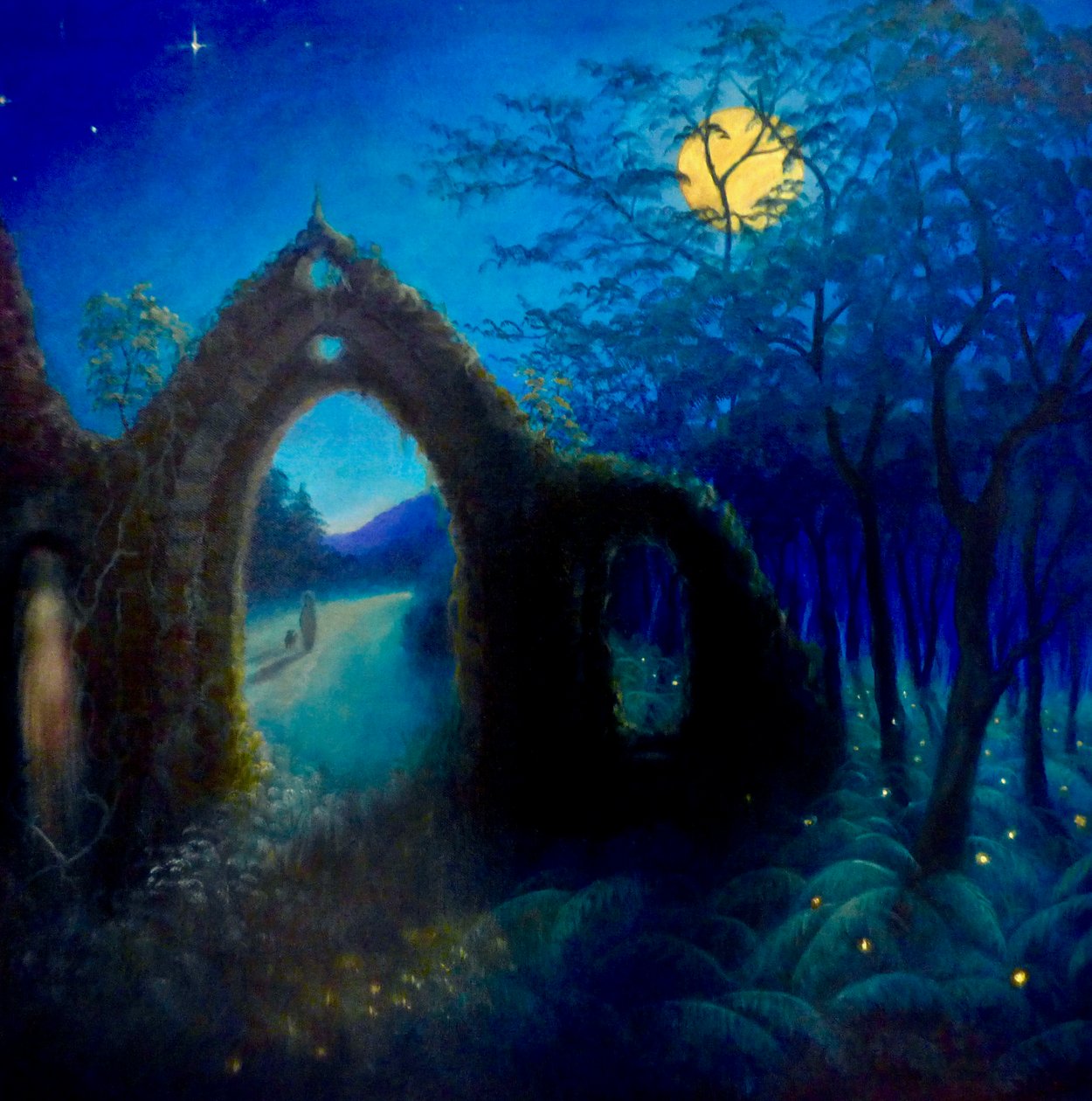 Lune Lupine, Wolfmaan, 2020 door Lee Campbell
