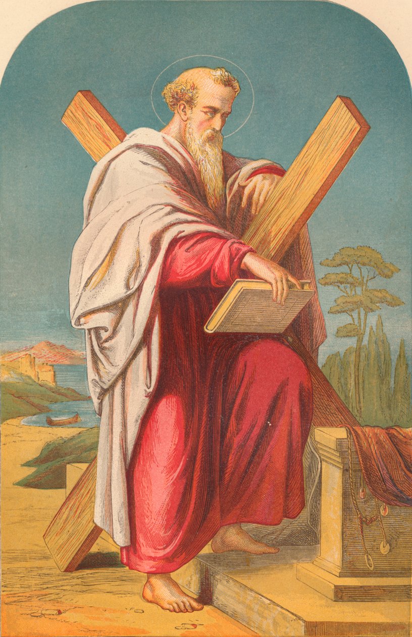 St. Andreas, midden-late 19e eeuw door Leighton Brothers