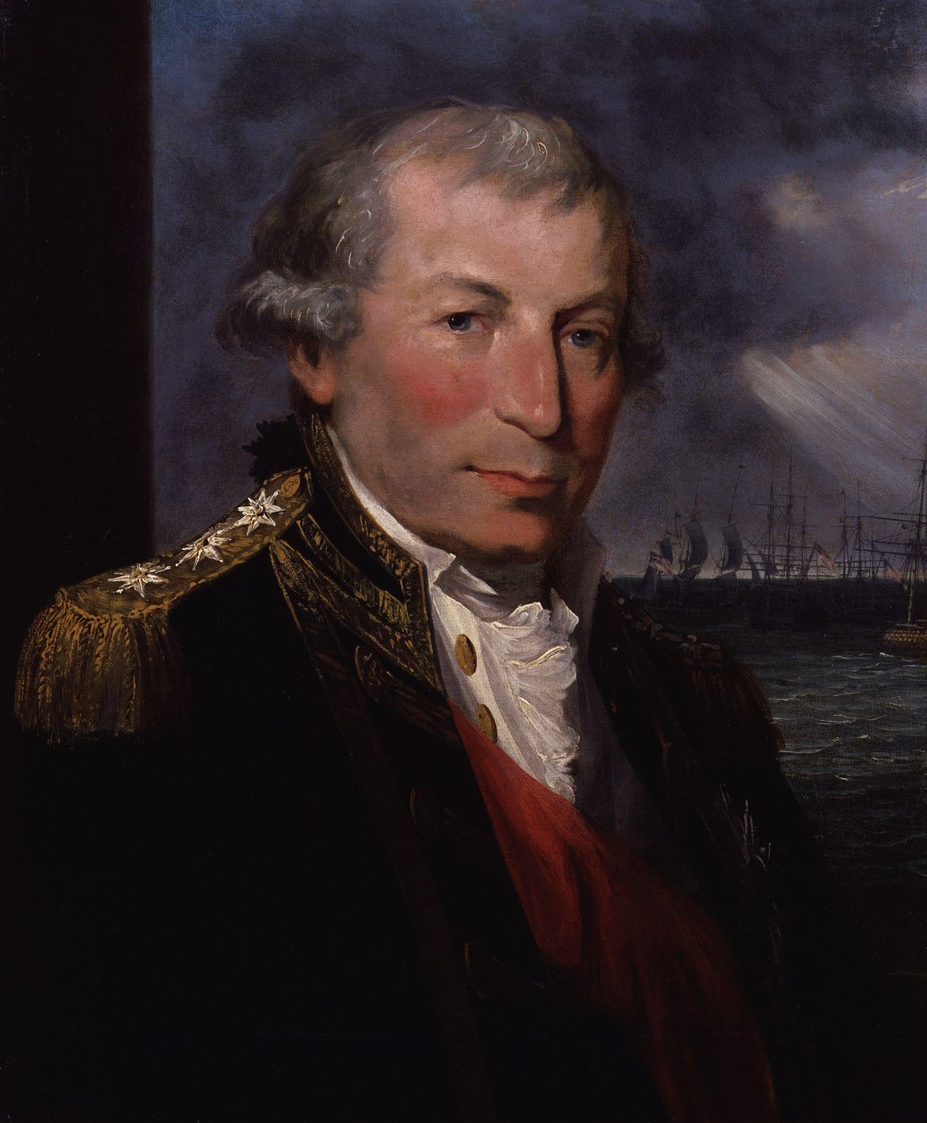 Portret van John Jervis, ca. 1795 door Lemuel Francis Abbott