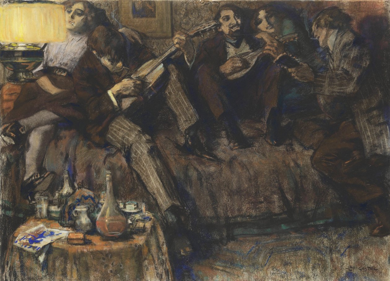 Boheme, c.1910 door Leo Gestel